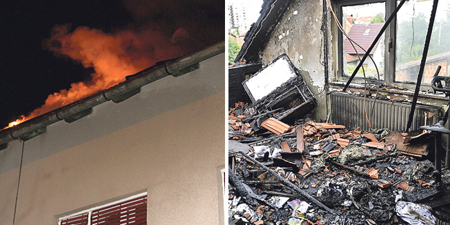 ZAGREB: Izgorio 63-godi�njak u po�aru krovi�ta