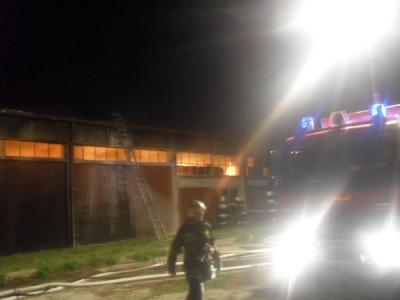 POZNANOVEC : Po�ar u tvornici ko�e i obu�e "INKOP"