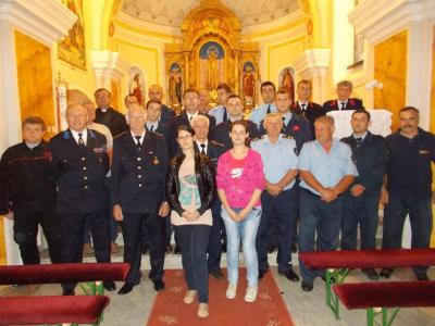 LU�ANI: Sve�no i dostojanstveno , obilje�an Dan Vatrogastva  RH i  Sveti Florijan njihov nebeski za�titnik