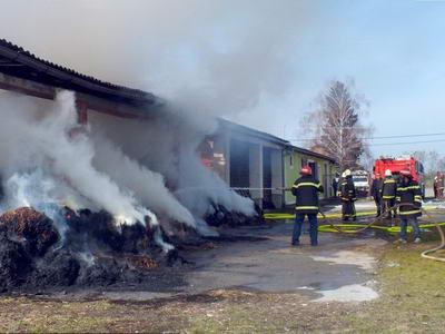 SLATINA: Gorjelo 100 tona sjena Poljoprivredne zadruge Sopje