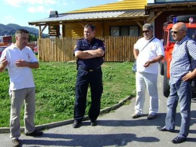 KRAPINA:  Posjet ravnatelja DUZS dr.sc. Jadrana Perini�a i glavnog vatrogasnog zapovjednika Slavka Tucakovi�a VZKZ�