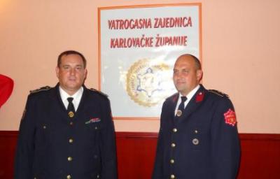 KARLOVAC: Hranilovi� predsjednik, a Frankovi� zapovjednik �upanijske Vatrogasne zajednice