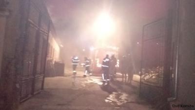 KOMIŽA: Požar krova na štali Poljoprivredne zadruge