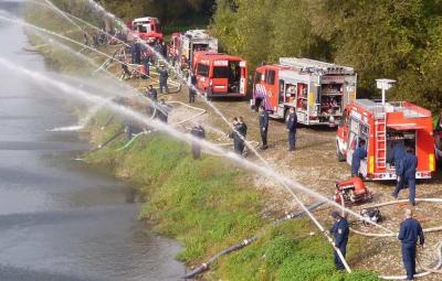 Vatrogasci u Cestici 9. put provjerili opremu na Dravi